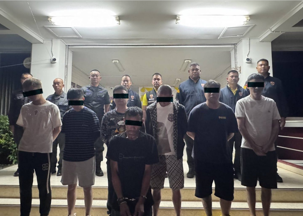 果博东方福布斯公司泰国海军逮捕多名偷渡涉诈中国人(图1)